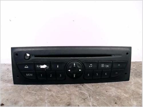Used Radio RENAULT CLIO III (BR0/1, CR0/1) 1.2 16V (BR02, BR0J, BR11, CR02, CR0J, CR11) (75 hp) 26104363
