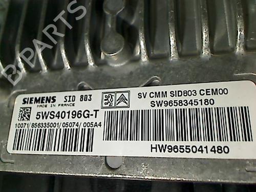 Engine control unit (ECU) PEUGEOT 407 (6D_) 2.0 HDi 135 (6DRHRH, 6DRHRE, 6DRHRG, 6DRHRJ) | BP26088525M57 