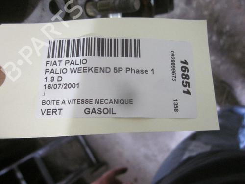 Gearbox FIAT PALIO Weekend (178_, 173_, 373_, 374_, 171_) 1.9 D | BP28324664M3 