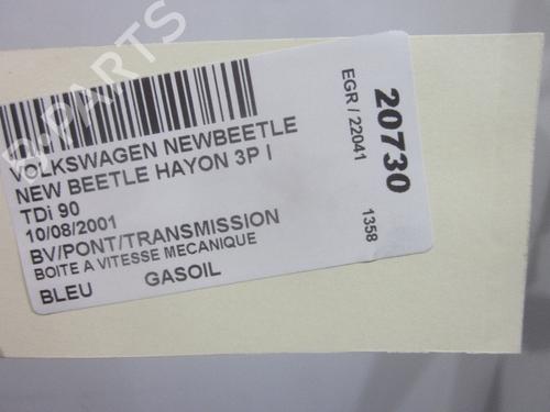 Getriebe VW NEW BEETLE (9C1, 1C1) 1.9 TDI | BP26066962M3 