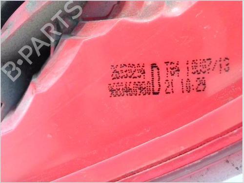 Right tailgate light PEUGEOT 3008 I MPV (0U_) 2.0 HDi 150 / BlueHDi 150 | BP28494032C80