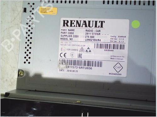 Radio RENAULT CLIO IV (BH_) 0.9 TCe 75 (BHNP) | BP26112671E6 