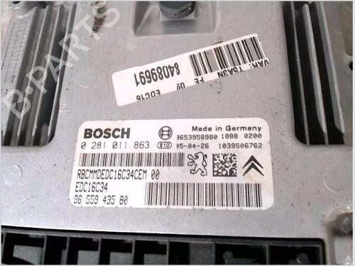 Engine control unit (ECU) PEUGEOT 307 (3A/C) 1.6 HDi | BP31260604M57