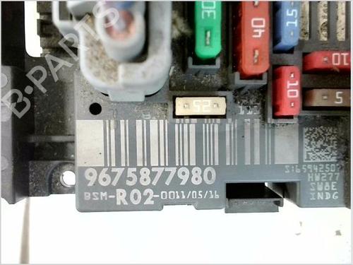 Fuse box CITROËN C4 Picasso I MPV (UD_) 1.6 HDi | BP27572706E1 