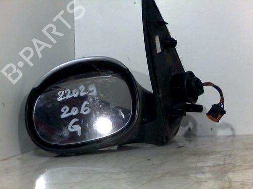 Used Left mirror PEUGEOT 206 Hatchback (2A/C) 1.9 D (69 hp) 26109589