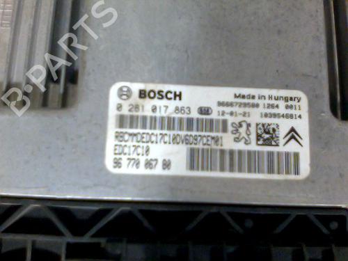 Engine control unit (ECU) CITROËN BERLINGO MULTISPACE (B9) 1.6 HDi 75 16V | BP30113384M57