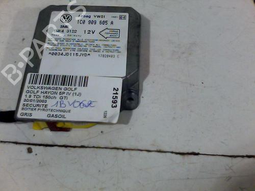 Kollisjonspute styreenhet VW GOLF IV (1J1) 1.9 TDI (150 hp) 26089448