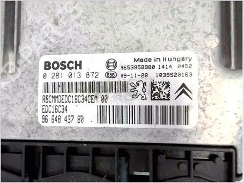 Engine control unit (ECU) CITROËN BERLINGO MULTISPACE (B9) 1.6 HDi 90 | BP26883744M57 