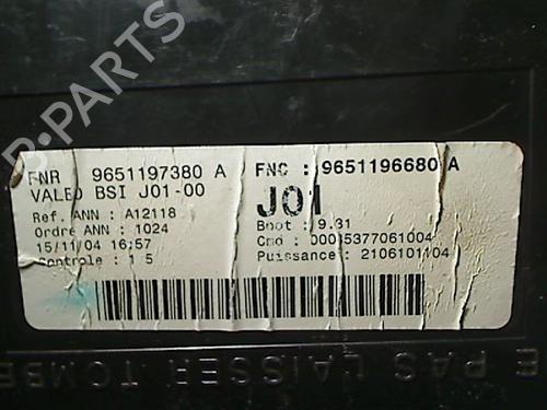 Engine control unit (ECU) PEUGEOT 307 (3A/C) 2.0 HDi 110 | BP26097375M57 