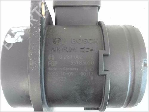 Mass air flow sensor FIAT STILO (192_) 1.9 D Multijet | BP27651616M95 