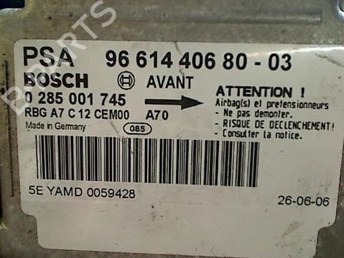 ECU airbags PEUGEOT 207 (WA_, WC_) 1.6 HDi | BP29576663M53 