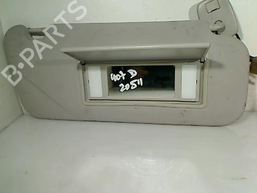 Right sun visor PEUGEOT 407 (6D_) 1.6 HDi 110 (6D9HZC, 6D9HYC) | BP26074185I2 