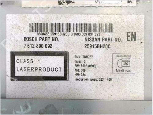 Radio NISSAN CUBE (Z12) 1.5 dCi | BP33845244E6 - Image 4