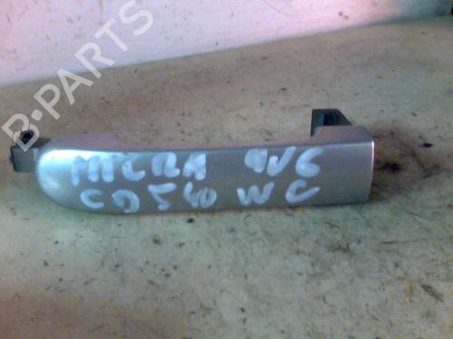 Used Front left exterior door handle NISSAN MICRA III (K12) 1.2 16V (80 hp) 26119101
