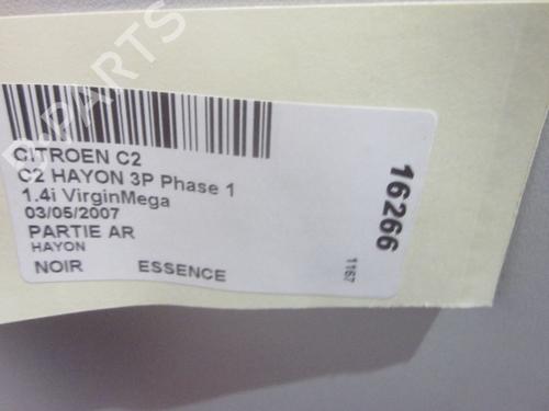 Tailgate CITROËN C2 (JM_) 1.4 | BP26083249C6 