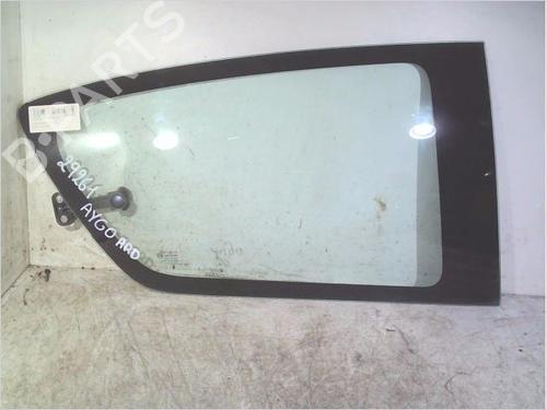 Used Rear right door window TOYOTA AYGO (_B1_) 1.4 D-4D (WNB10_, WNB10R) (54 hp) 27591991