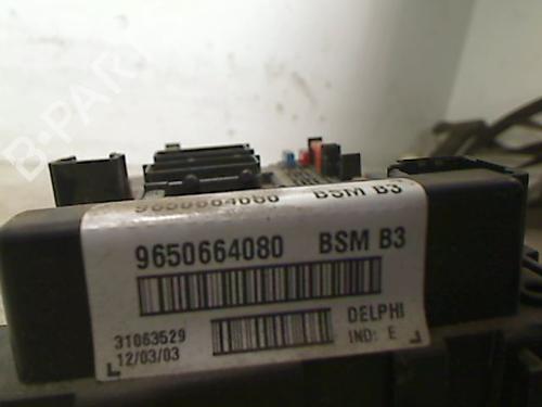 Fuse box PEUGEOT 307 (3A/C) 1.6 16V | BP26075893E1 