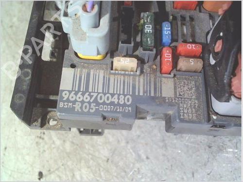 Fuse box CITROËN BERLINGO MULTISPACE (B9) 1.6 HDi 110 | BP30005500E1