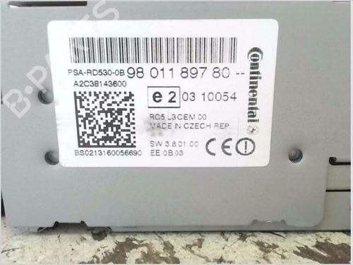 Radio CITROËN C4 II (NC_) 1.6 VTi 120 (NC5FS0, NC5FS9) | BP37489946E6 - Image 3