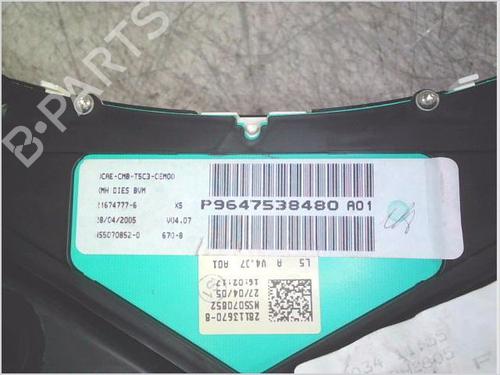 Instrument cluster PEUGEOT 307 SW (3H) 1.6 HDI 110 | BP28324966C47