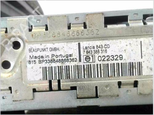 Radio LANCIA YPSILON (843_) 1.4 16V (843.AXC11, 843.AXC1B, 843.AXC1A) | BP37463365E6 - Image 4