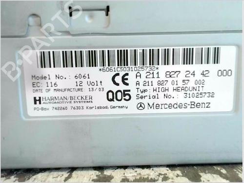 Radio MERCEDES-BENZ E-CLASS T-Model (S211) E 270 T CDI (211.216) | BP33236452E6 - Image 3
