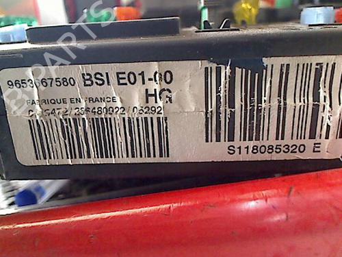 Engine control unit (ECU) CITROËN BERLINGO / BERLINGO FIRST MPV (MF_, GJK_, GFK_) 1.6 HDI 90 (MF9HX) | BP29482703M57 