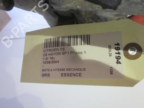 Gearbox CITROËN C5 I (DC_) 1.8 16V (DC6FZB, DC6FZE) | BP26065979M3 