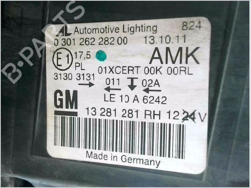 Right headlight OPEL ASTRA J GTC 1.6 Turbo (08) | BP33436592C29  - Image 6
