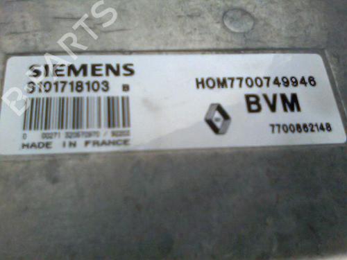 Motorstyringsenhed RENAULT 19 II (B/C53_) 1.4 (80 hp) 30060926