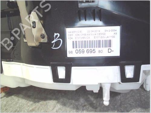 Instrument cluster PEUGEOT 2008 I (CU_) 1.6 HDi | BP26226415C47 