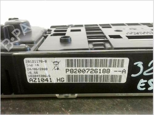 Instrument cluster RENAULT ESPACE IV (JK0/1_) 2.0 dCi (JK02, JK03) | BP38408068C47 - Image 6