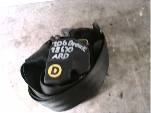Used Rear right seatbelt PEUGEOT 206 SW (2E/K) 2.0 HDi (90 hp) 26105158