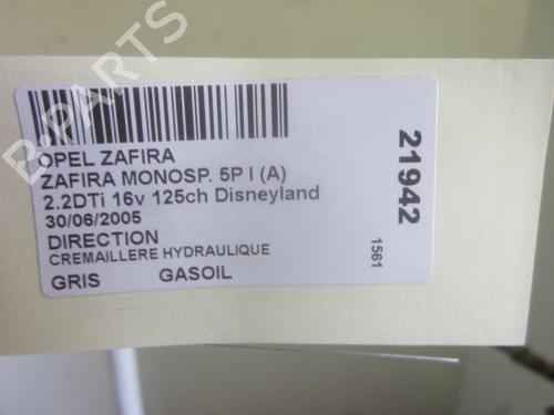 Steering rack OPEL ZAFIRA A MPV (T98) 2.2 DTI 16V (F75) | BP26077326M22 