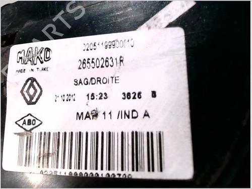 Right taillight RENAULT CLIO IV (BH_) 0.9 TCe 90 (BHNF, BHMA, BHMH, BHJK, BHJR) | BP26103481C35 