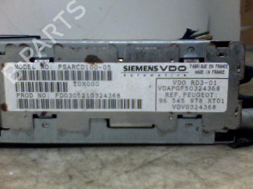 Radio PEUGEOT 1007 (KM_) 1.4 HDi | BP26085901E6 