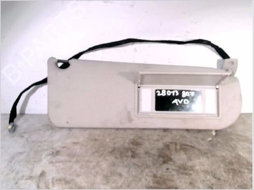 Used Right sun visor PEUGEOT 807 (EB_) 2.0 HDi (120 hp) 26104598