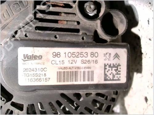 Alternator PEUGEOT 308 II (LB_, LP_, LW_, LH_, L3_) 1.6 HDi 100 | BP26111212M7 