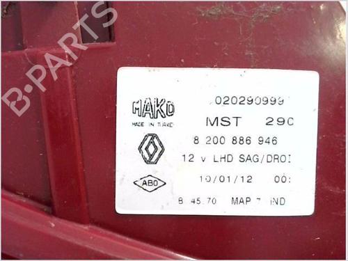 Høyre baklys RENAULT CLIO III (BR0/1, CR0/1) 1.5 dCi | BP30005484C35