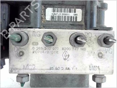 ABS pump RENAULT CLIO III (BR0/1, CR0/1) 1.5 dCi (C/BR0G, C/BR1G) | BP27164124M43 