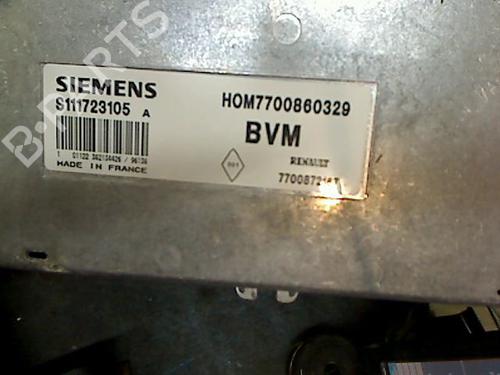Engine control unit (ECU) RENAULT ESPACE II (J/S63_) 2.2 (J/S637, J63G) | BP29890118M57 