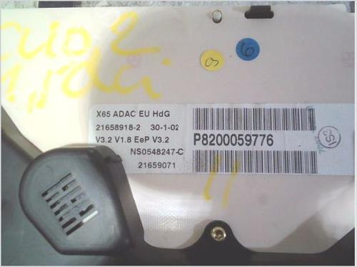 Instrument cluster RENAULT CLIO II (BB_, CB_) 1.5 dCi (B/CB07) | BP27501343C47 