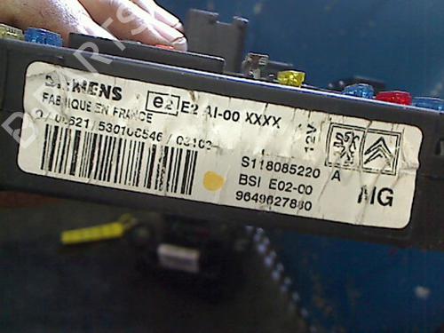 Engine control unit (ECU) PEUGEOT 206 CC (2D) 2.0 S16 | BP26060481M57 