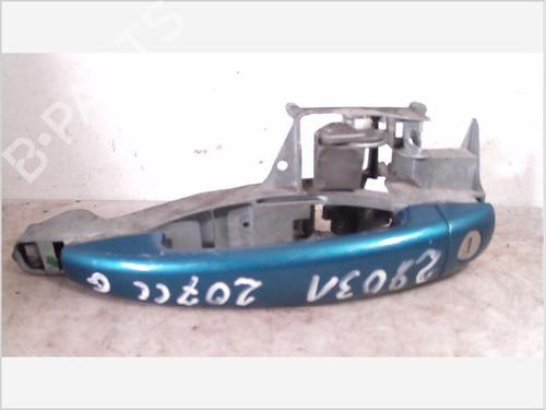 Used Front left exterior door handle PEUGEOT 207 CC (WD_) 1.6 HDi (109 hp) 26095936