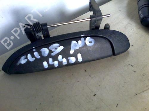 Used Front left exterior door handle RENAULT CLIO II (BB_, CB_) 1.2 (BB0A, BB0F, BB10, BB1K, BB28, BB2D, BB2H, CB0A,... (58 hp) 26086789