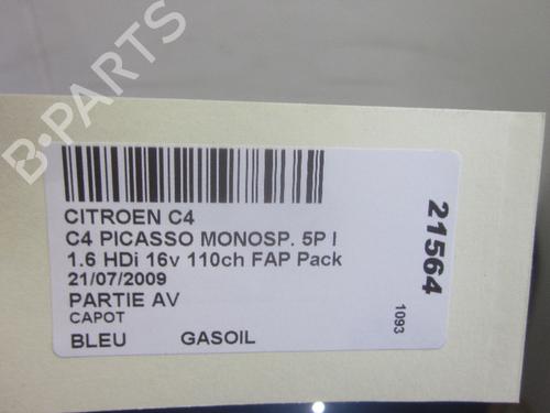 Hood CITROËN C4 Picasso I MPV (UD_) 1.6 HDi | BP26070864C1 
