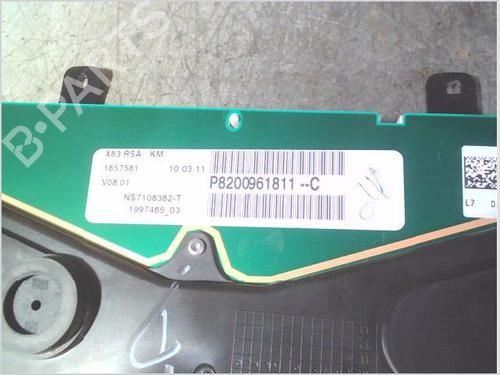 Instrument cluster RENAULT TRAFIC II Van (FL) 2.0 dCi 90 (FL0H, FL00, FL01, FL0M, FL0P, FL0S) | BP29997630C47