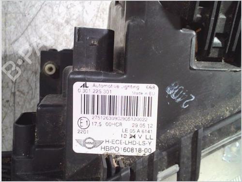 Left headlight MINI MINI CLUBMAN (R55) One D | BP26115591C28 