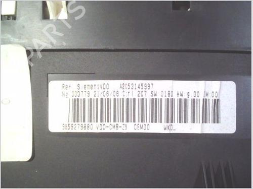 Instrument cluster PEUGEOT 607 (9D, 9U) 2.7 HDi 24V | BP29744345C47 