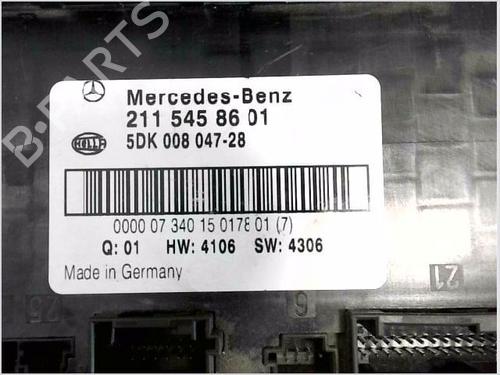 Fuse box MERCEDES-BENZ E-CLASS (W211) E 200 CDI (211.007) | BP36156801E1  - Image 5